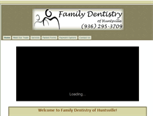 Tablet Screenshot of familydentistryofhuntsville.com